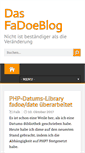 Mobile Screenshot of fadoe.de